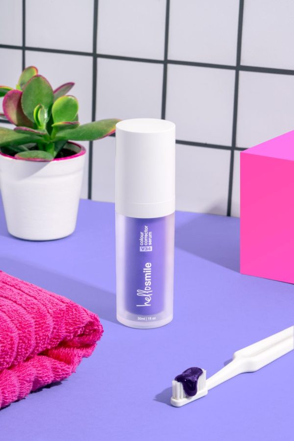 HOLLYWOOD SMILE BLEACH with purple serum